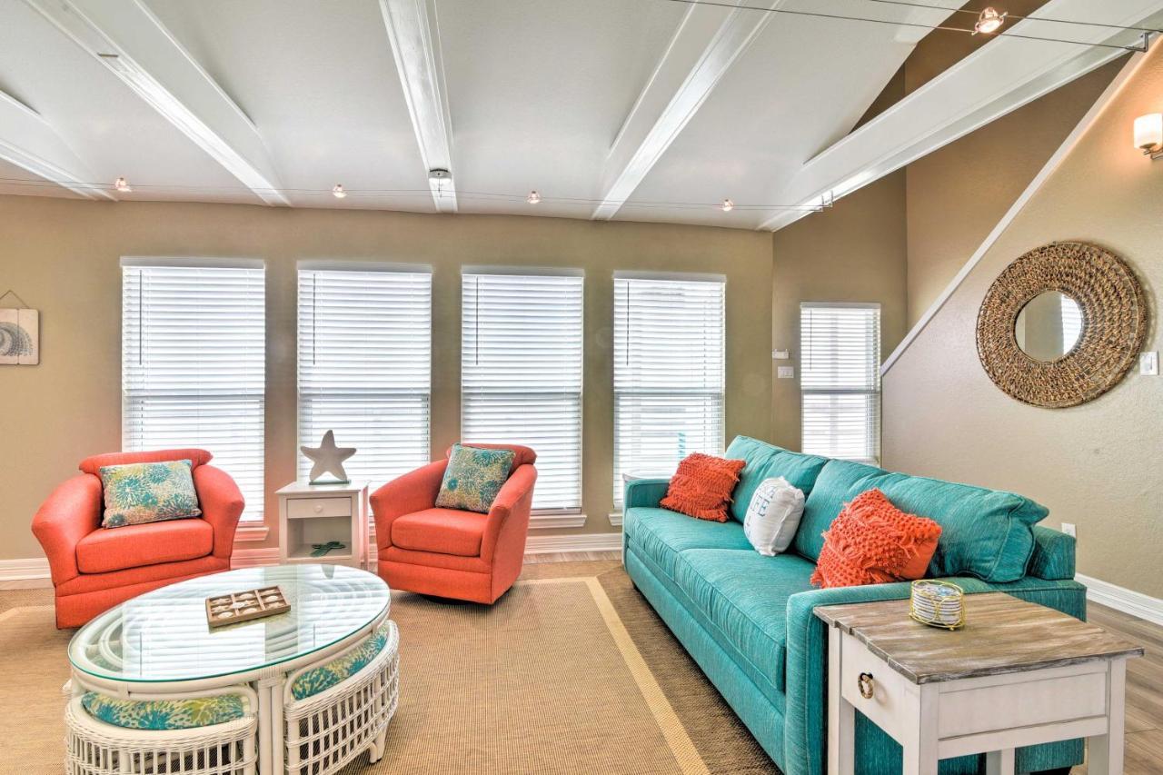 Beachfront Galveston Oasis Balconies, Ocean View! Luaran gambar