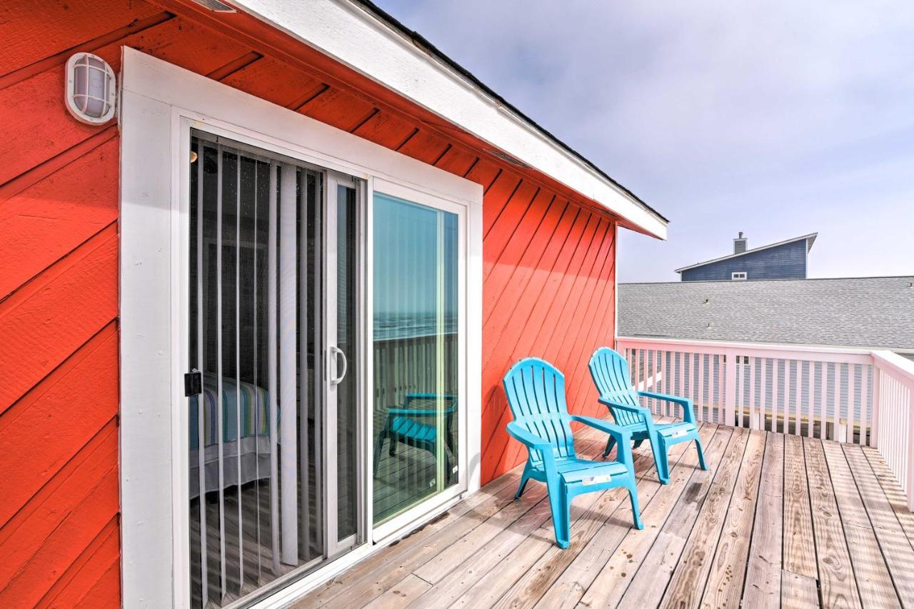 Beachfront Galveston Oasis Balconies, Ocean View! Luaran gambar