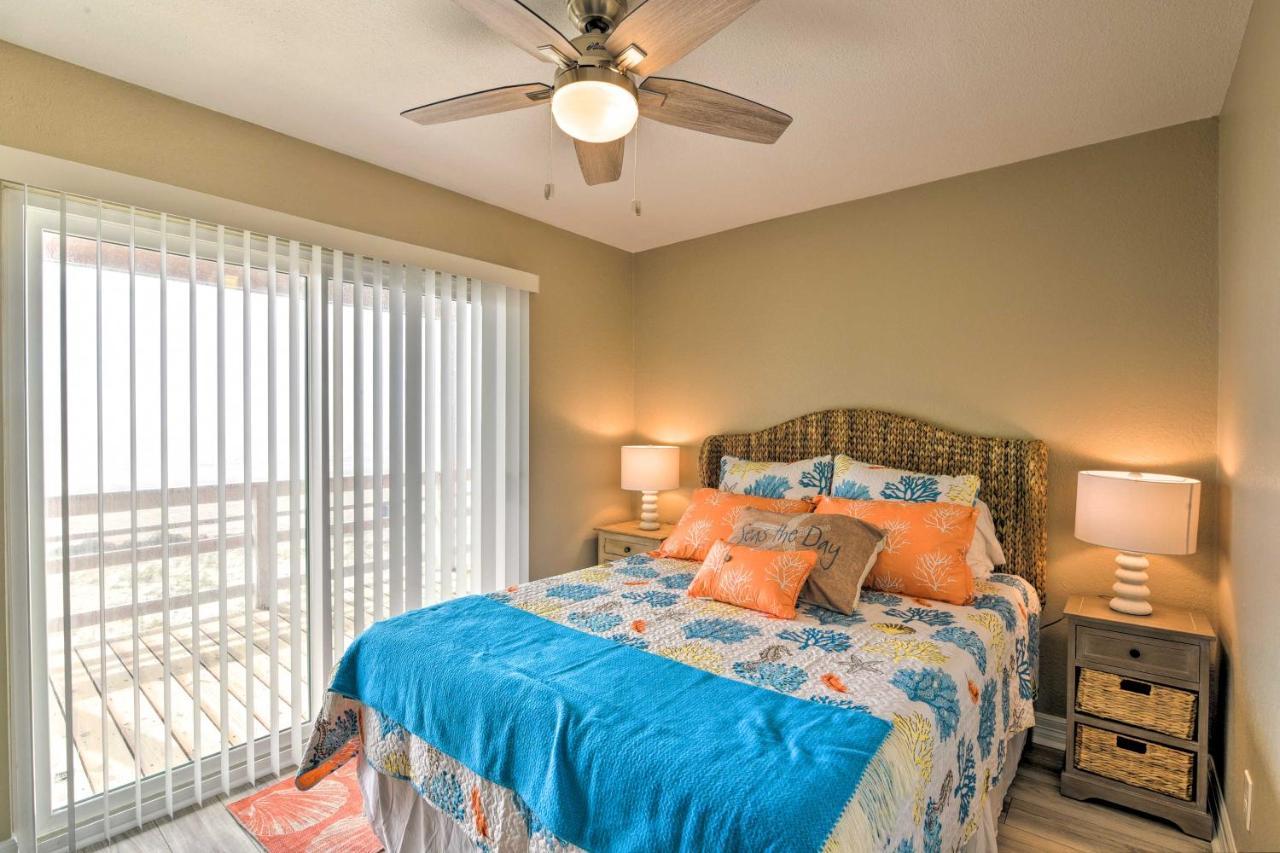Beachfront Galveston Oasis Balconies, Ocean View! Luaran gambar